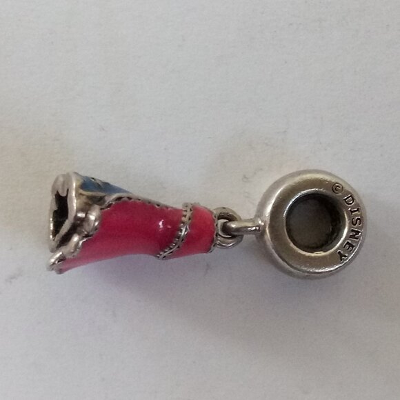 PANDORA DISNEY  FROZEN ANNA'S  DRESS S925  ALEDANGLE ENAMEL CHARM - Picture 4 of 5